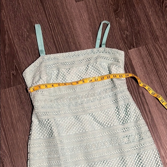 J. Crew Green Ruffled Spaghetti Strap Midi Dress - Picture 5 of 12